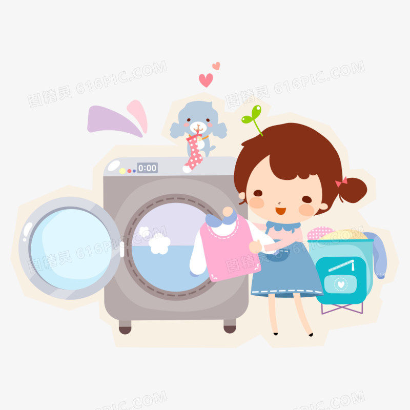 洗衣服图片免费下载 图精灵高清PNG素材的使用价值与技巧